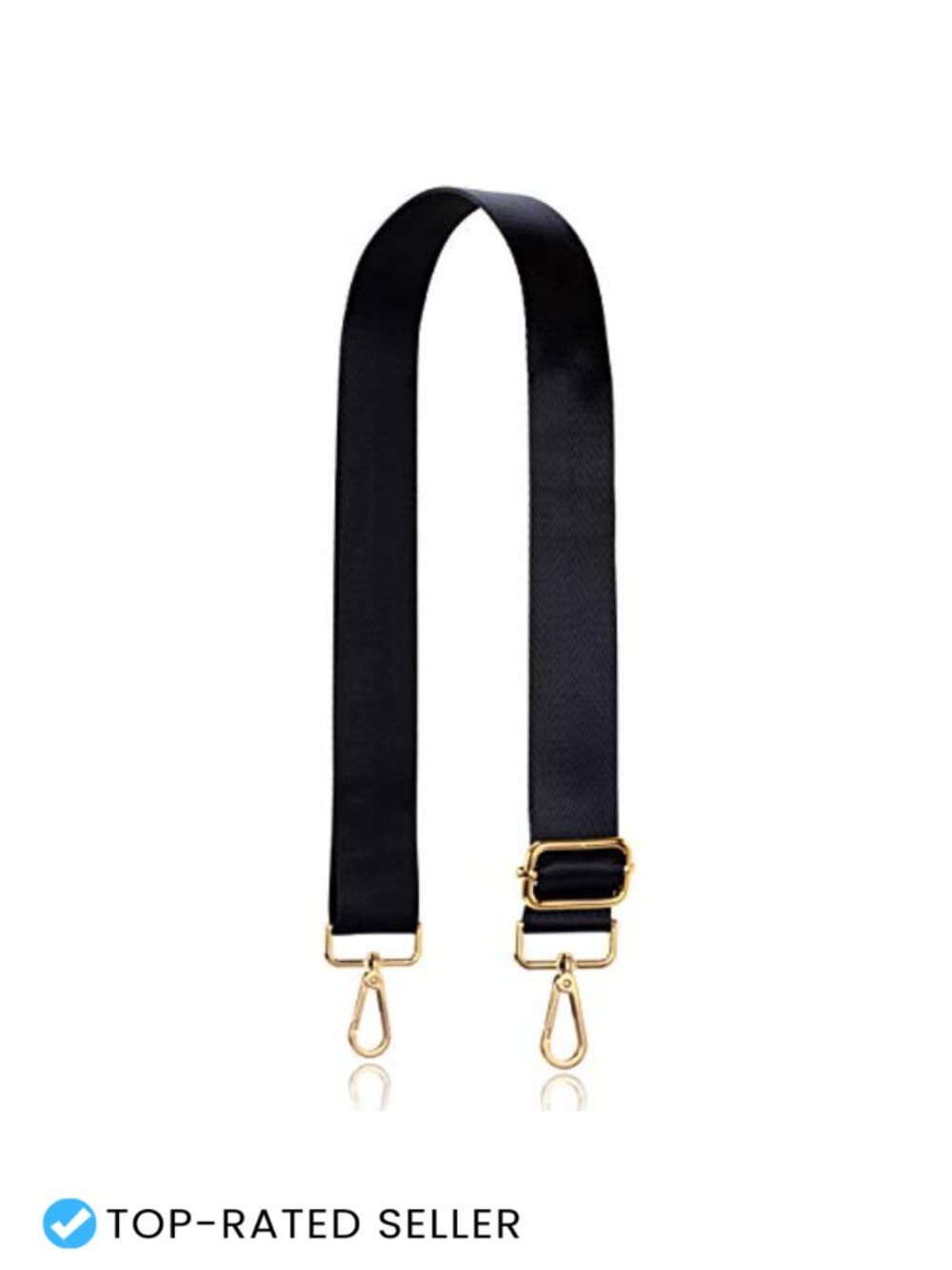 Polyester Purse Strap Replacement Crossbody Shoulder Bag Adjustable Gold
